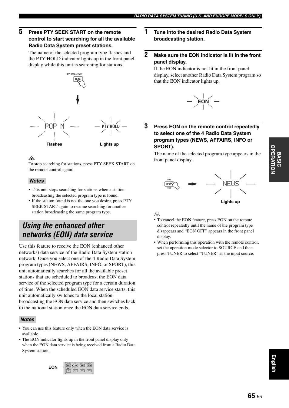 Pop m, News | Yamaha RX-V2700 User Manual | Page 67 / 164