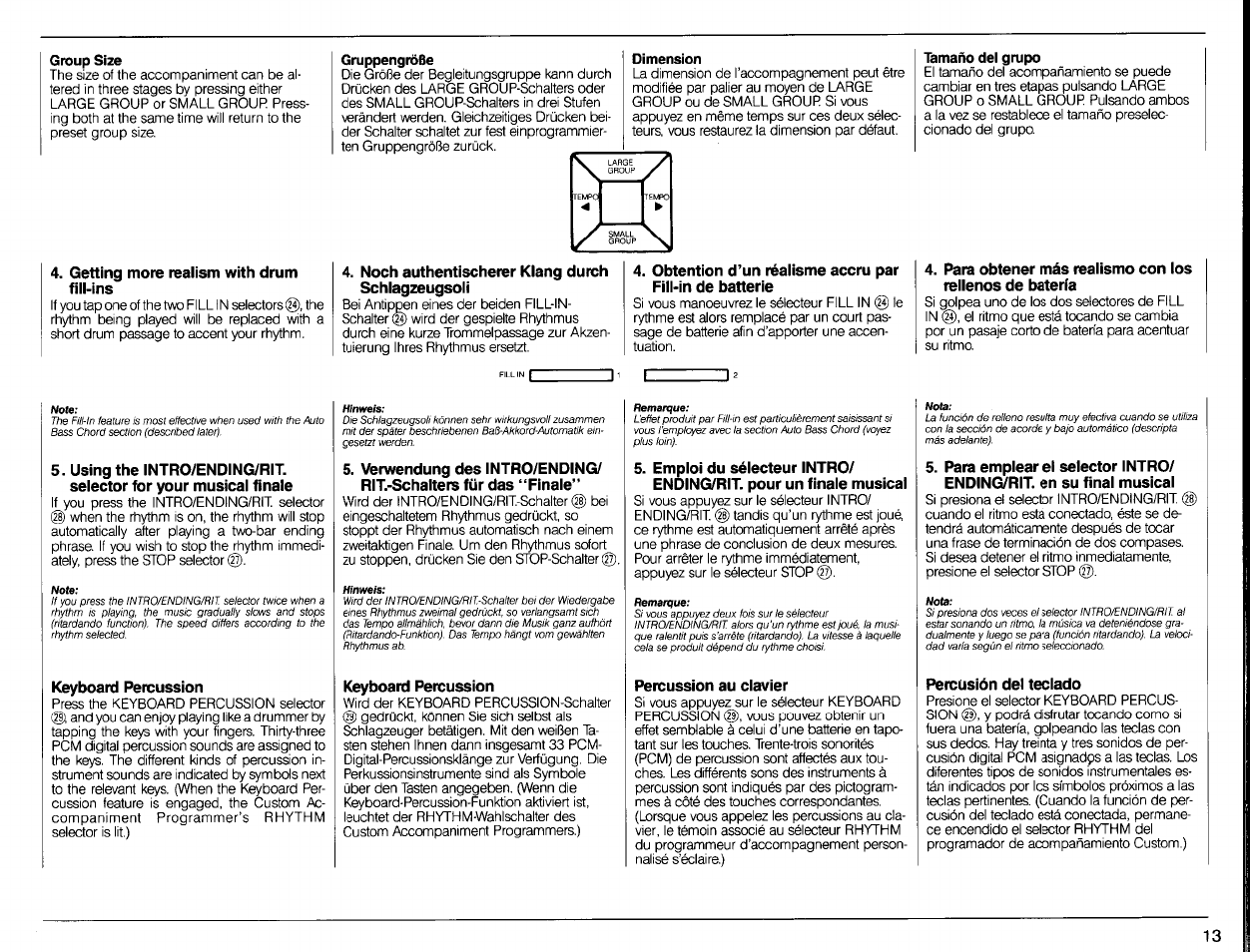 Yamaha Portatone PSR-80 User Manual | Page 15 / 35