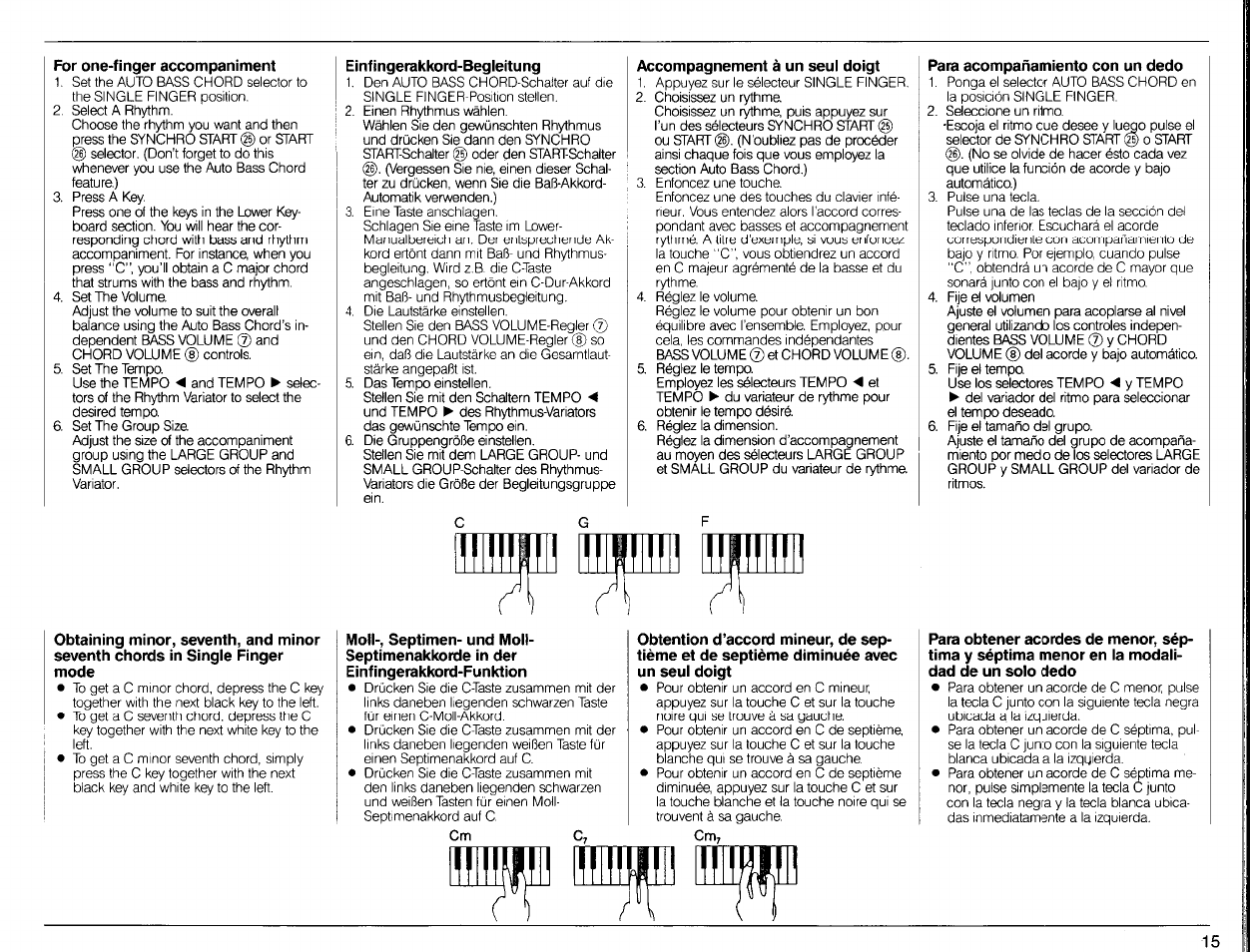 Yamaha Portatone PSR-80 User Manual | Page 17 / 35