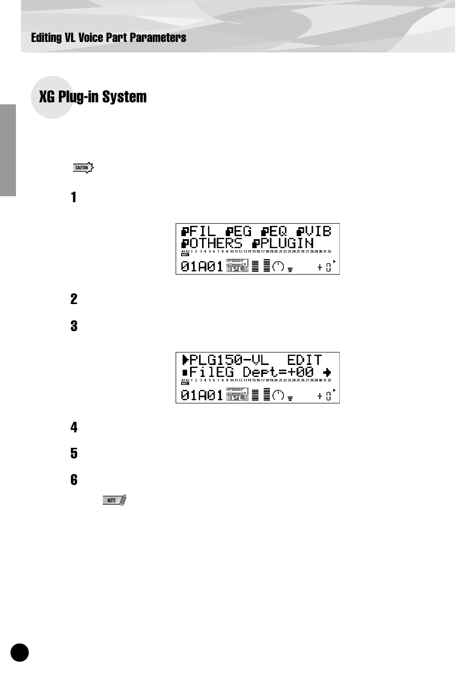 Xg plug-in system | Yamaha PLG150-VL User Manual | Page 20 / 56