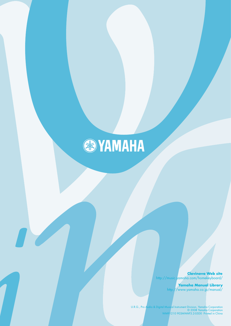 Yamaha CLAVINOVA C L P - 3 8 0 User Manual | Page 136 / 136