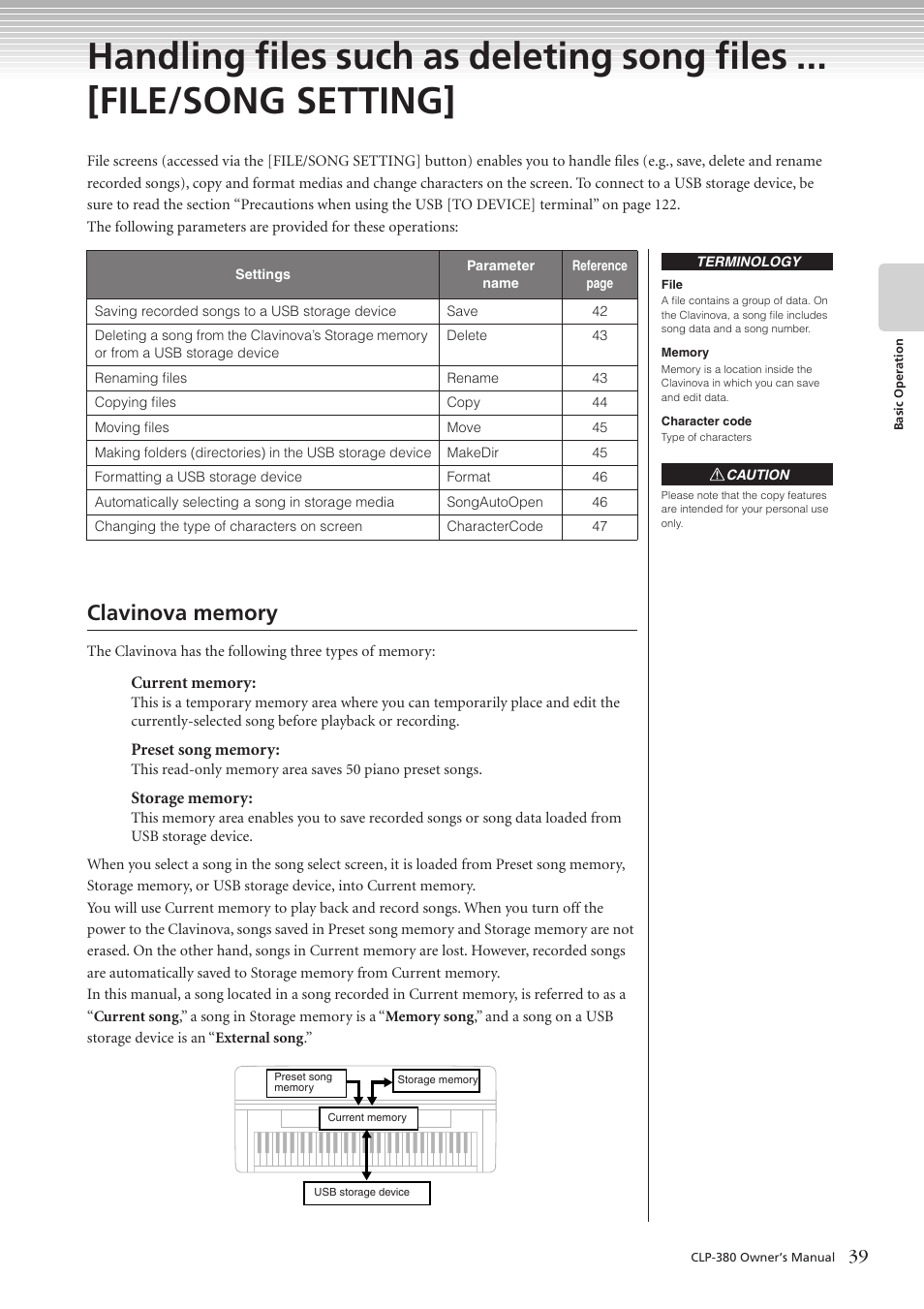 Yamaha CLAVINOVA C L P - 3 8 0 User Manual | Page 39 / 136