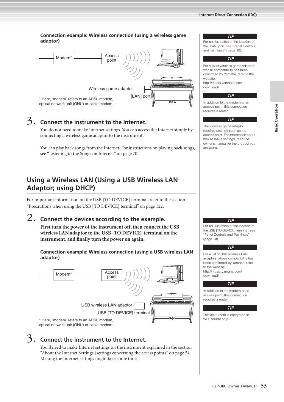 Yamaha CLAVINOVA C L P - 3 8 0 User Manual | Page 53 / 136