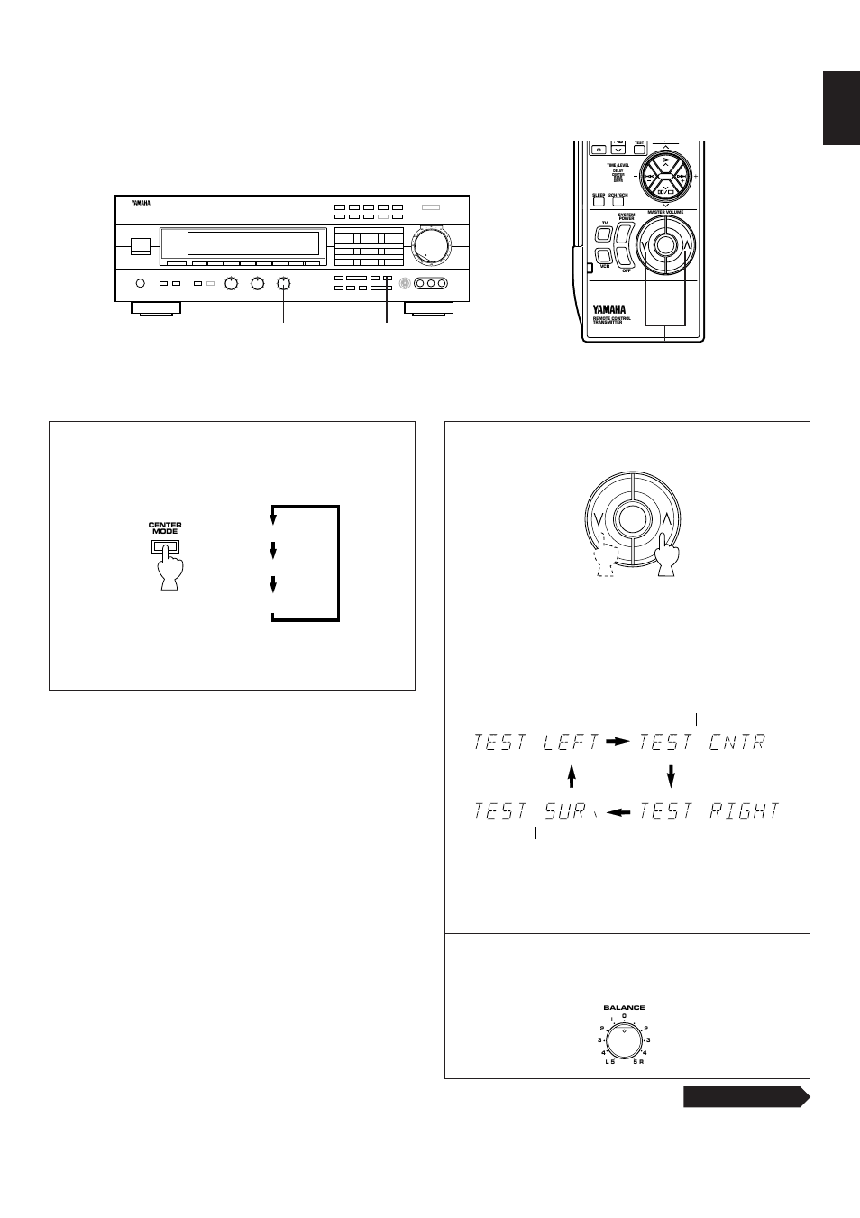 English, Continued | Yamaha RX-V692 RX-V592 User Manual | Page 23 / 51