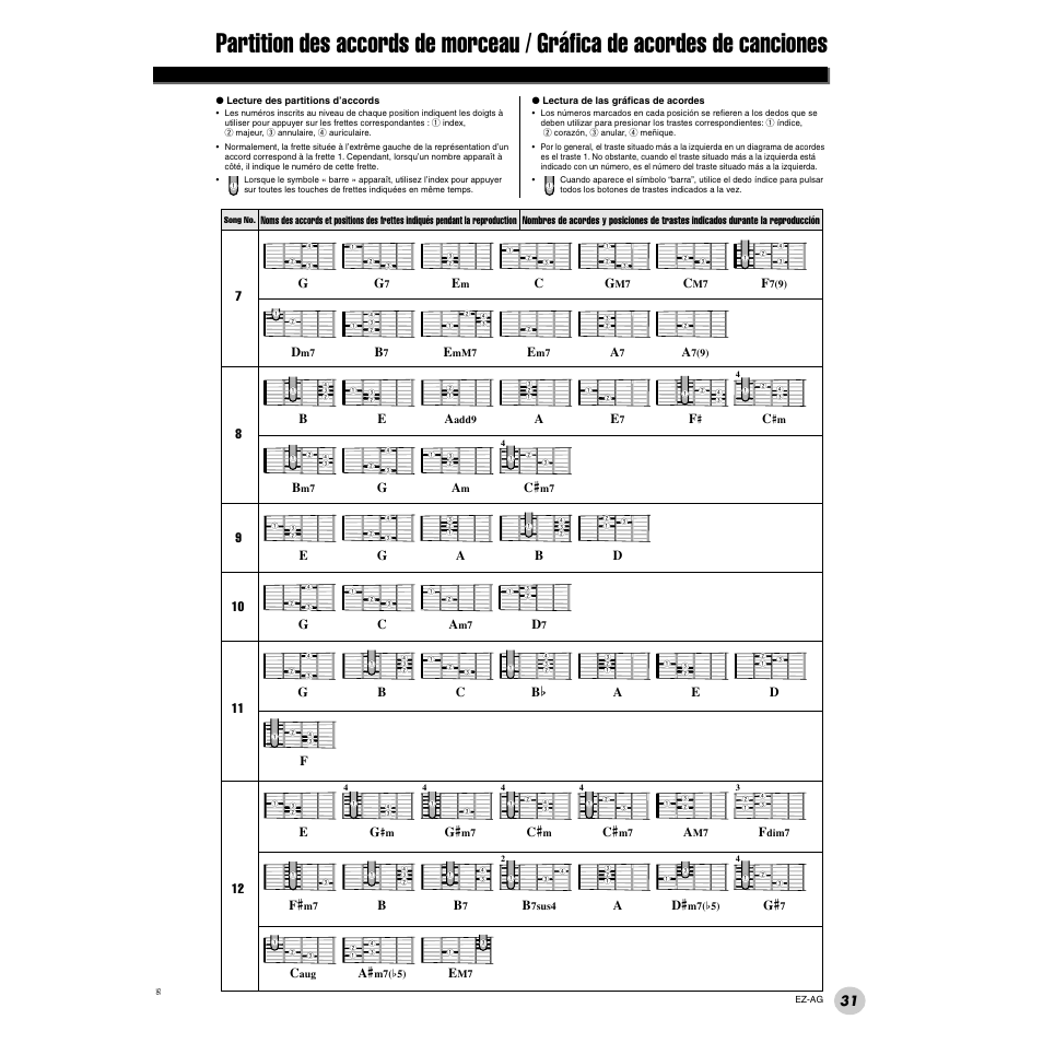 Be a | Yamaha 2 EZ-AG User Manual | Page 31 / 36