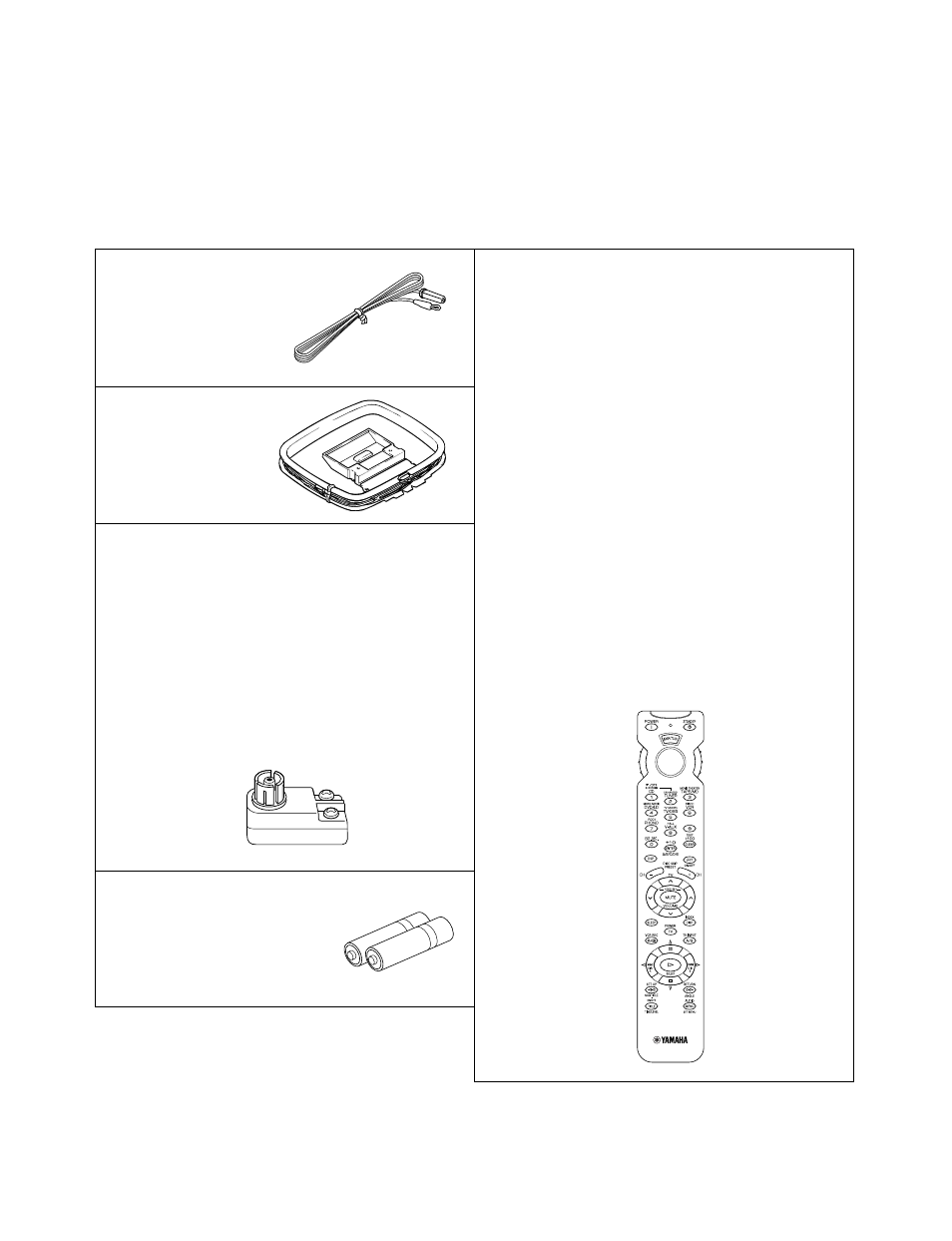 English, Supplied accessories | Yamaha RX-V595aRDS User Manual | Page 2 / 60