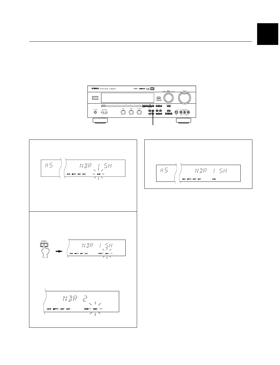 Eon function | Yamaha RX-V595aRDS User Manual | Page 35 / 60