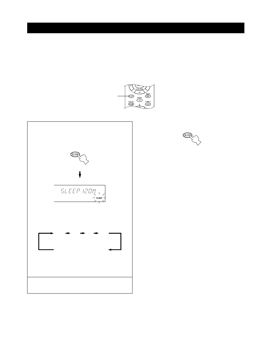 Setting the sleep timer | Yamaha RX-V595aRDS User Manual | Page 36 / 60
