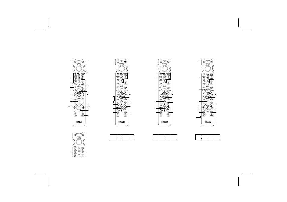 Quick reference card | Yamaha RX-V595aRDS User Manual | Page 59 / 60