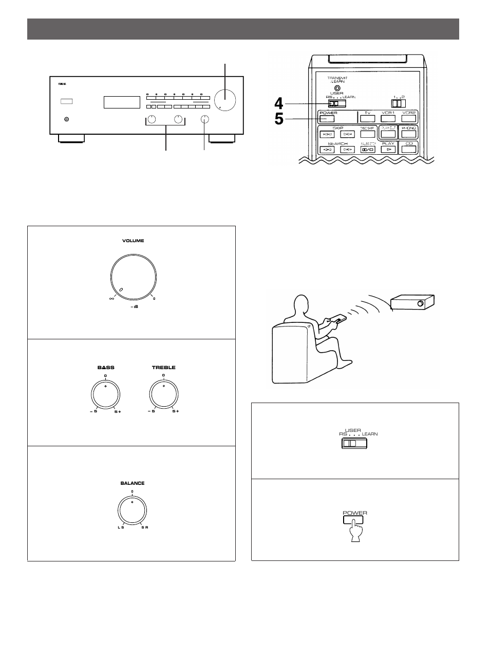 Adjustment before operation, Speaker balance adjustment | Yamaha AV-90PY User Manual | Page 10 / 25