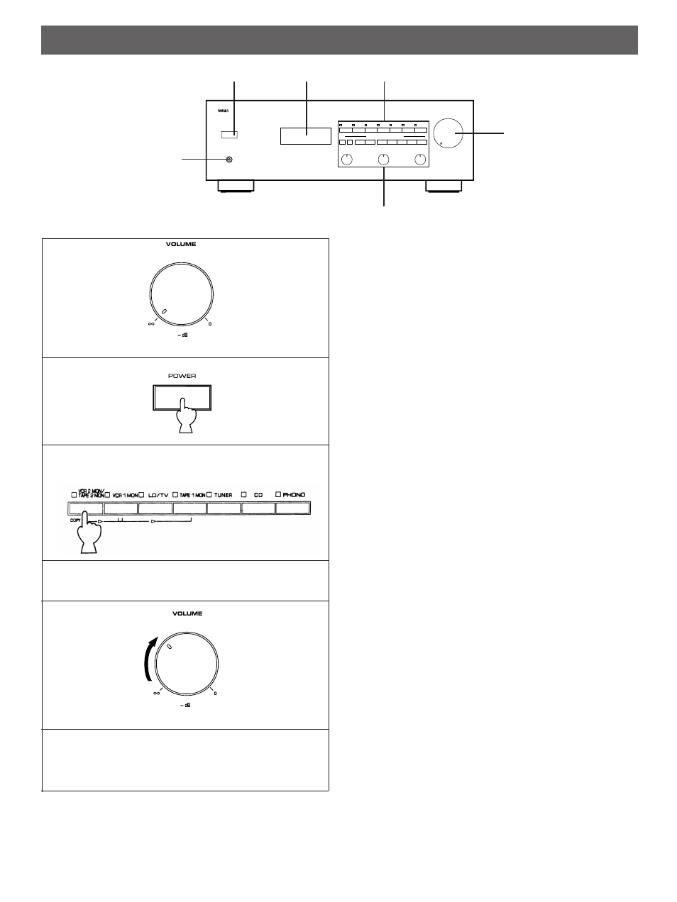 Operations | Yamaha AV-90PY User Manual | Page 13 / 25