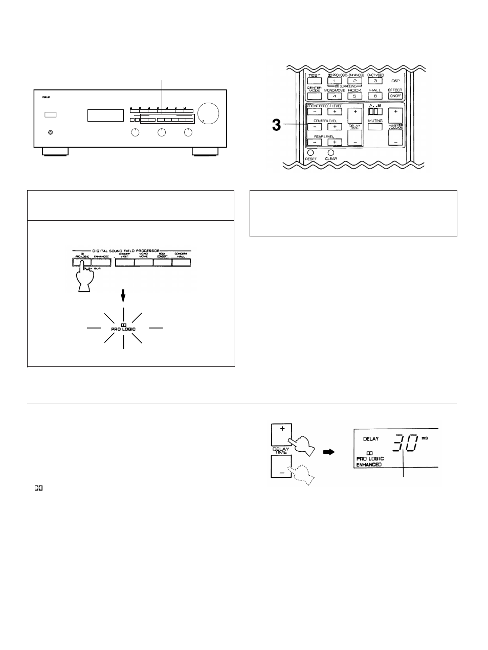 18 adjustment of delay time | Yamaha AV-90PY User Manual | Page 18 / 25