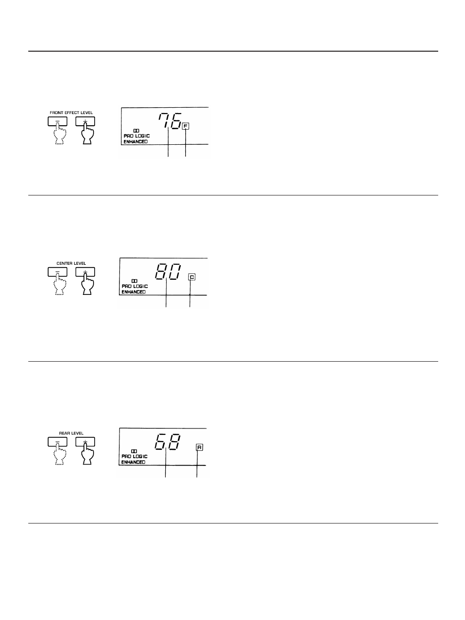 Adjustment of the center level | Yamaha AV-90PY User Manual | Page 19 / 25