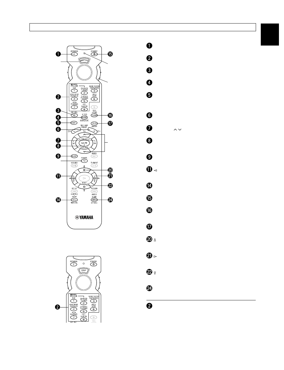 Yamaha RX-V595RDS User Manual | Page 49 / 67