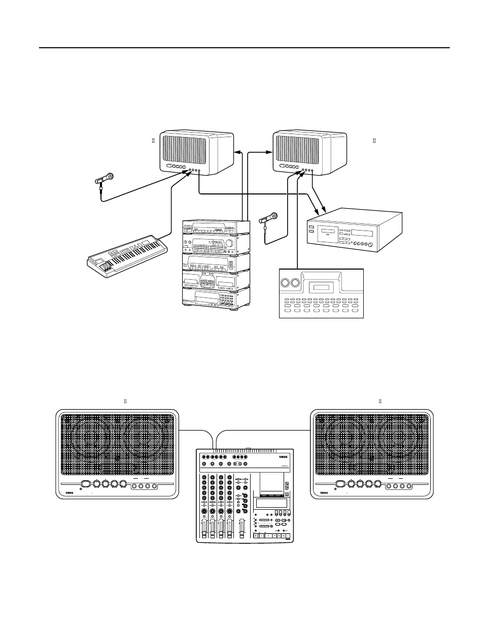 Example set up | Yamaha MS202II User Manual | Page 6 / 21