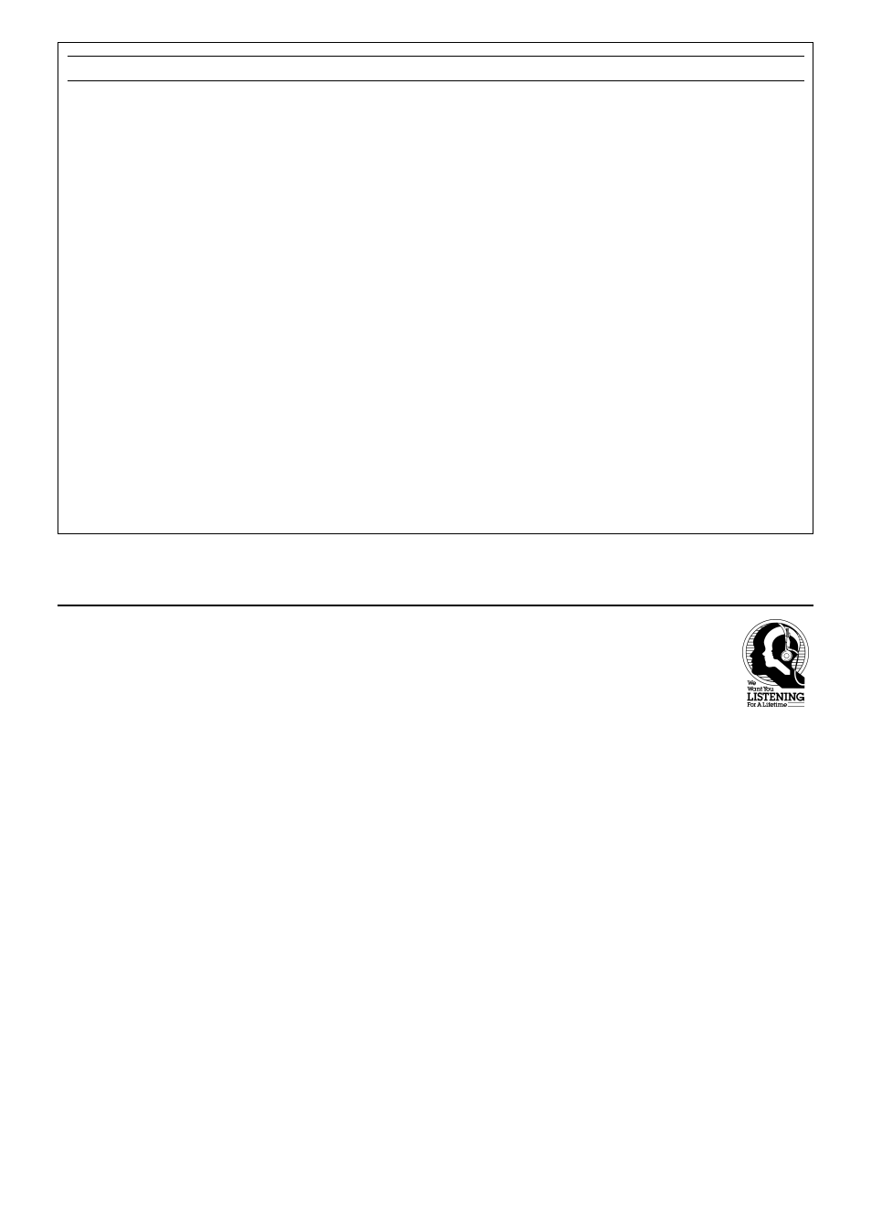 We want you listening for a lifetime | Yamaha NS-P220 User Manual | Page 3 / 19