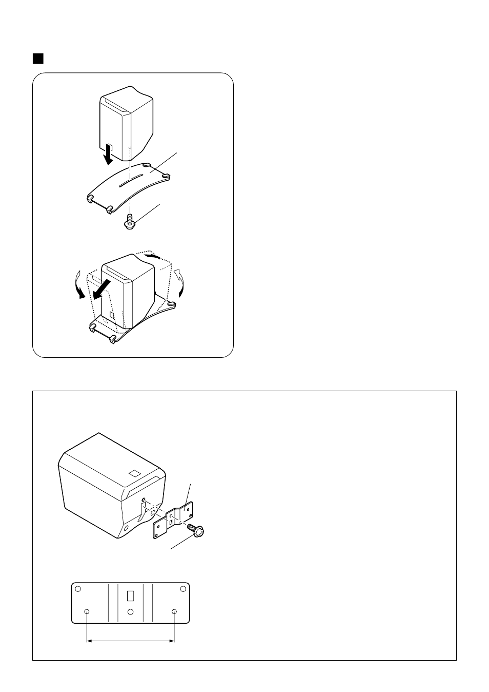 Mounting the main and center speakers | Yamaha NS-P220 User Manual | Page 8 / 19