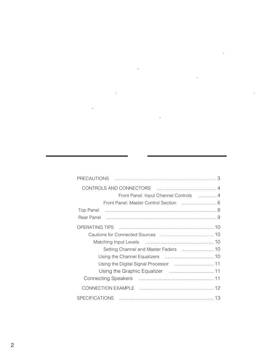 Yamaha EMX3500 User Manual | Page 2 / 16