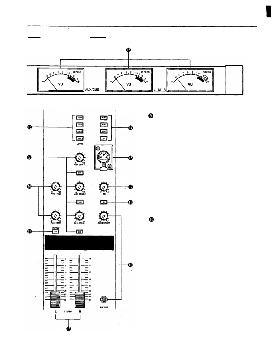 Master control section | Yamaha MC802 User Manual | Page 8 / 18