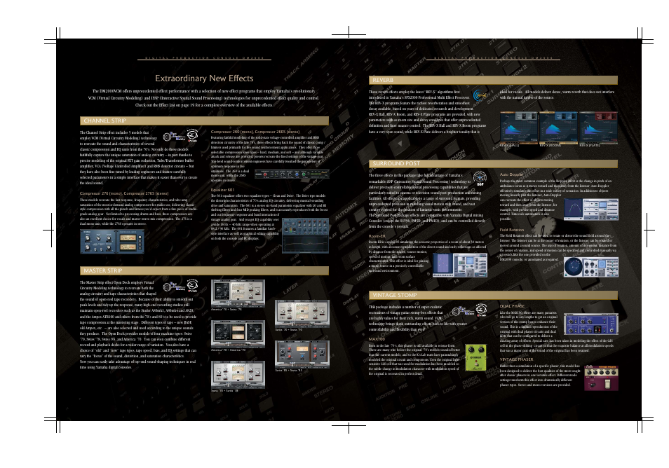 Extraordinary new effects | Yamaha DM 2000VCM User Manual | Page 7 / 12
