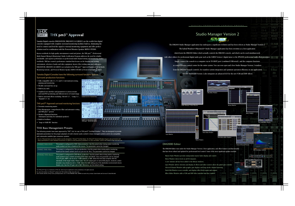 Studio manager version 2 | Yamaha DM 2000VCM User Manual | Page 8 / 12