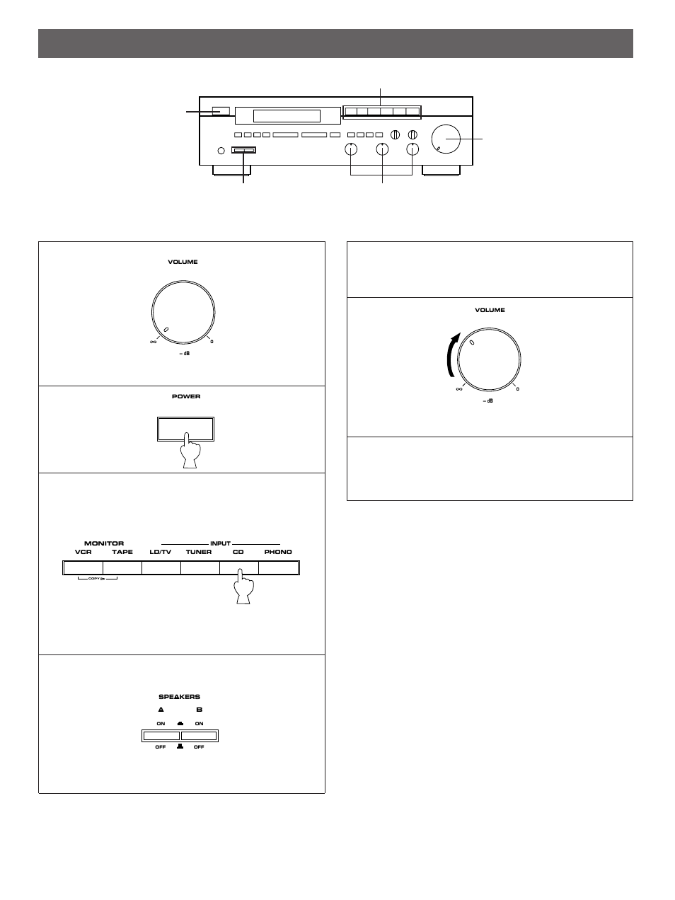 Operations | Yamaha R-V98 User Manual | Page 13 / 29