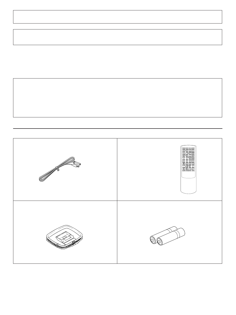 Supplied accessories, For u.k. customers, Special instructions for u.k. model | Pro logic | Yamaha R-V98 User Manual | Page 4 / 29