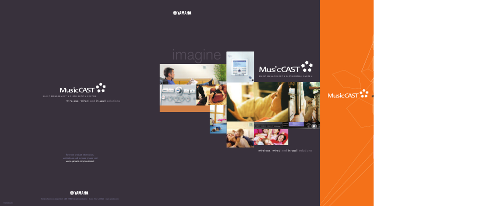 Yamaha MusicCAST MCX-2000 User Manual | 8 pages