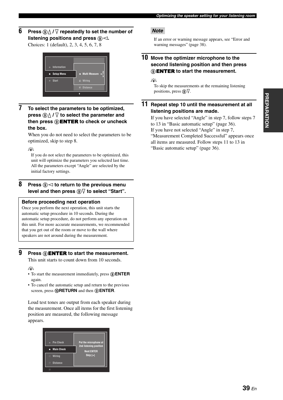 Yamaha RX-Z7 User Manual | Page 39 / 178