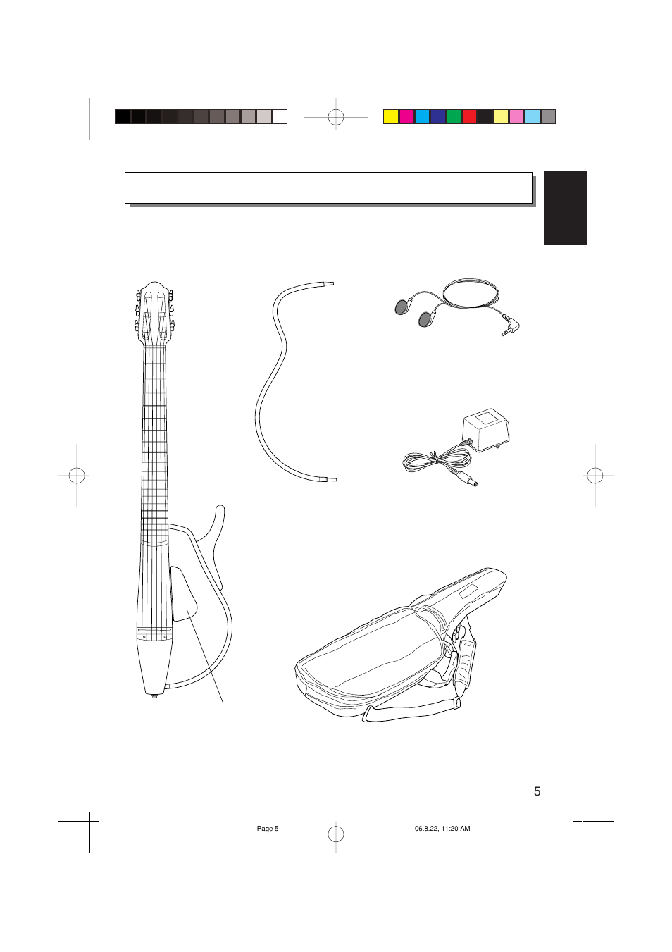 Åú òrìñçƒ | Yamaha SLG-100N User Manual | Page 5 / 17