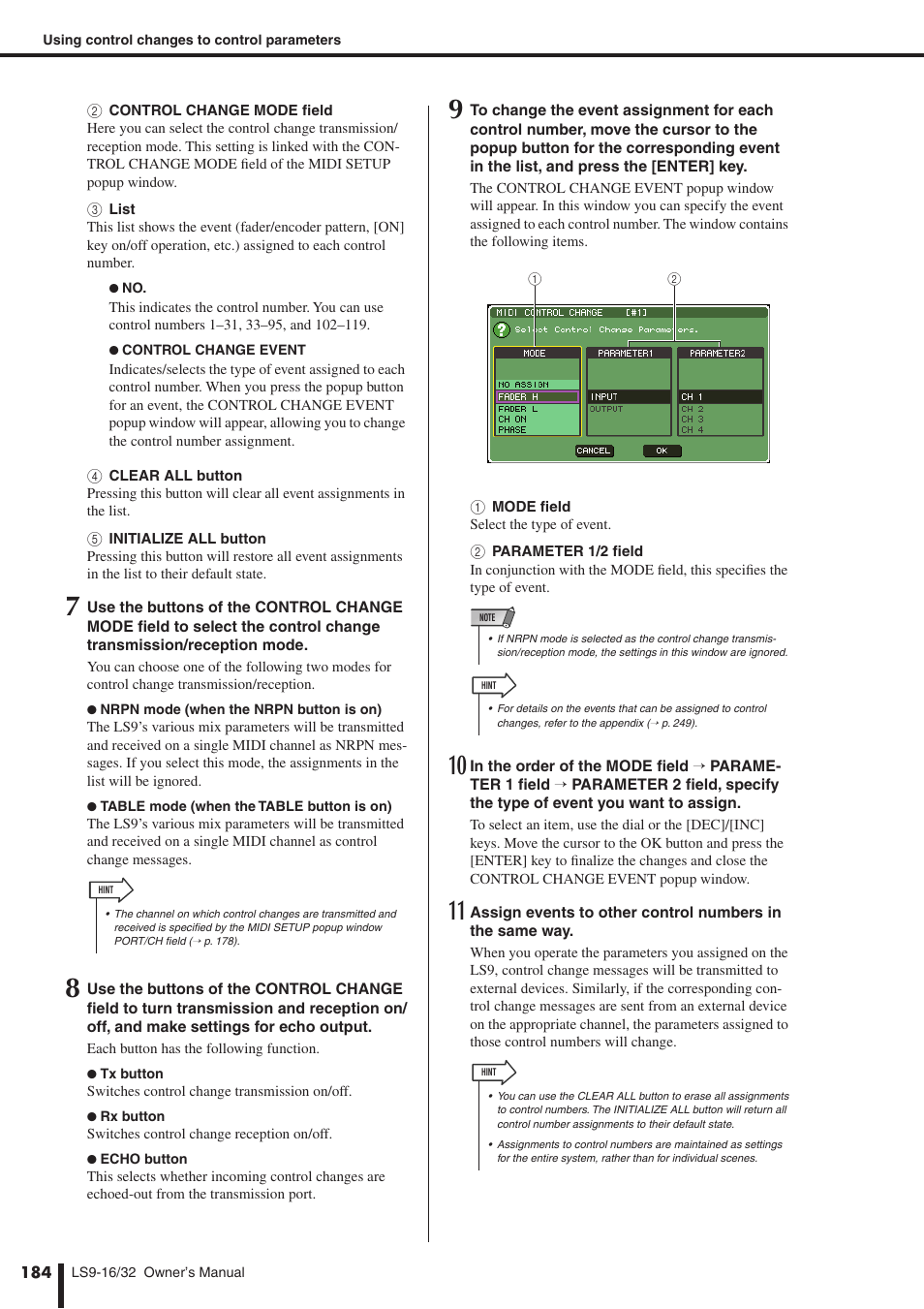 Yamaha WH39070 User Manual | Page 184 / 290