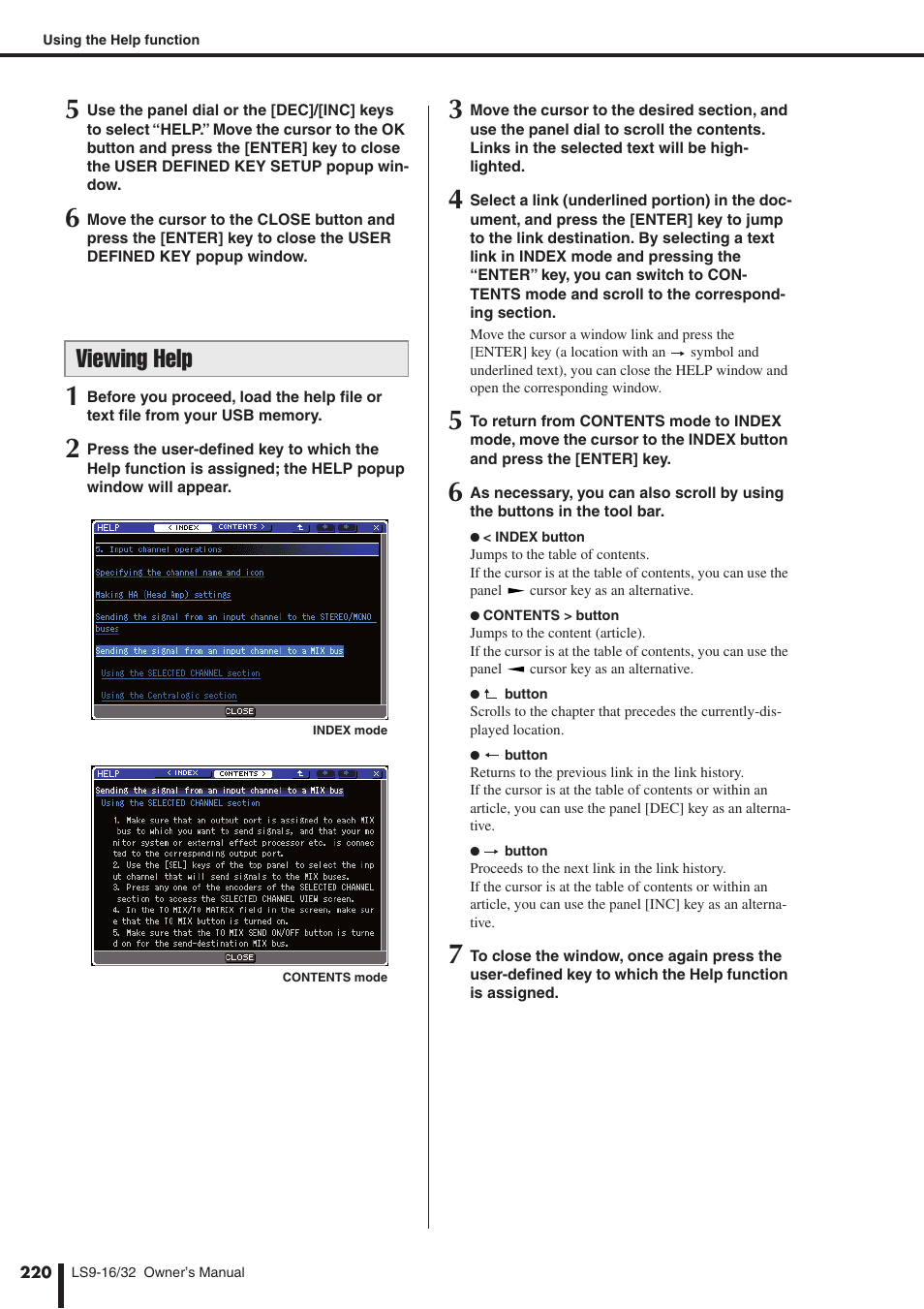 Viewing help | Yamaha WH39070 User Manual | Page 220 / 290