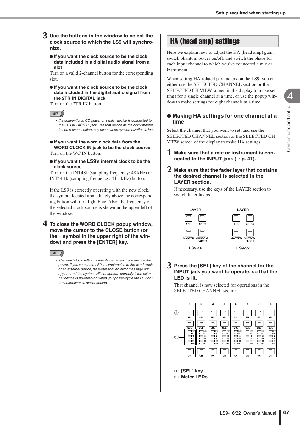 Ha (head amp) settings | Yamaha WH39070 User Manual | Page 47 / 290