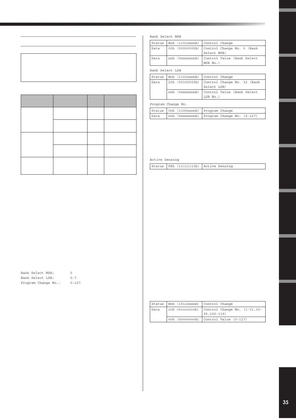 Midi format | Yamaha DME4io-ES User Manual | Page 35 / 48