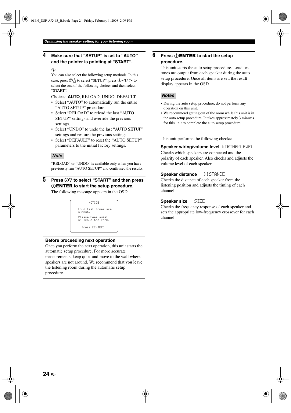 Yamaha DSP-AX463 User Manual | Page 26 / 90