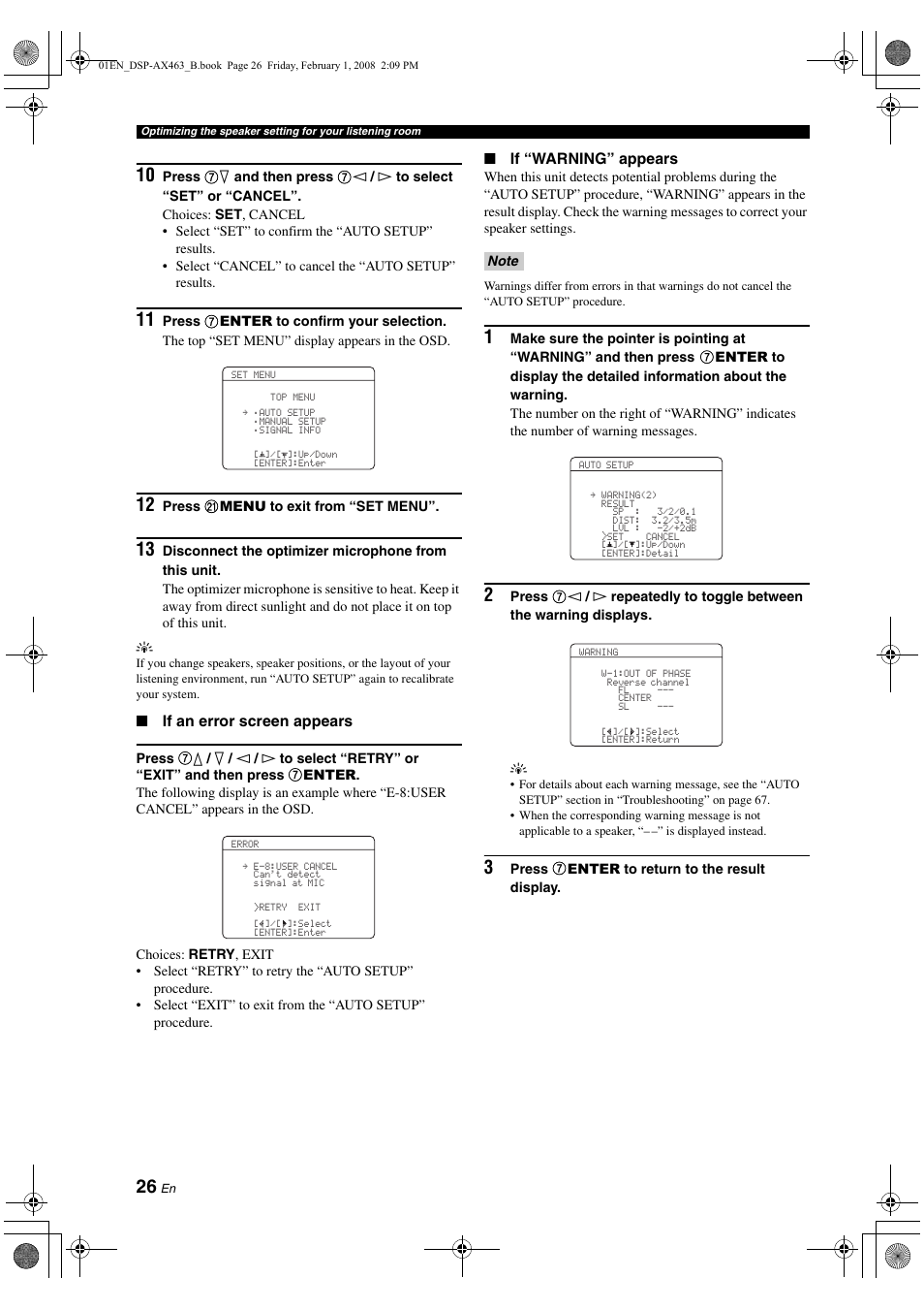 Yamaha DSP-AX463 User Manual | Page 28 / 90