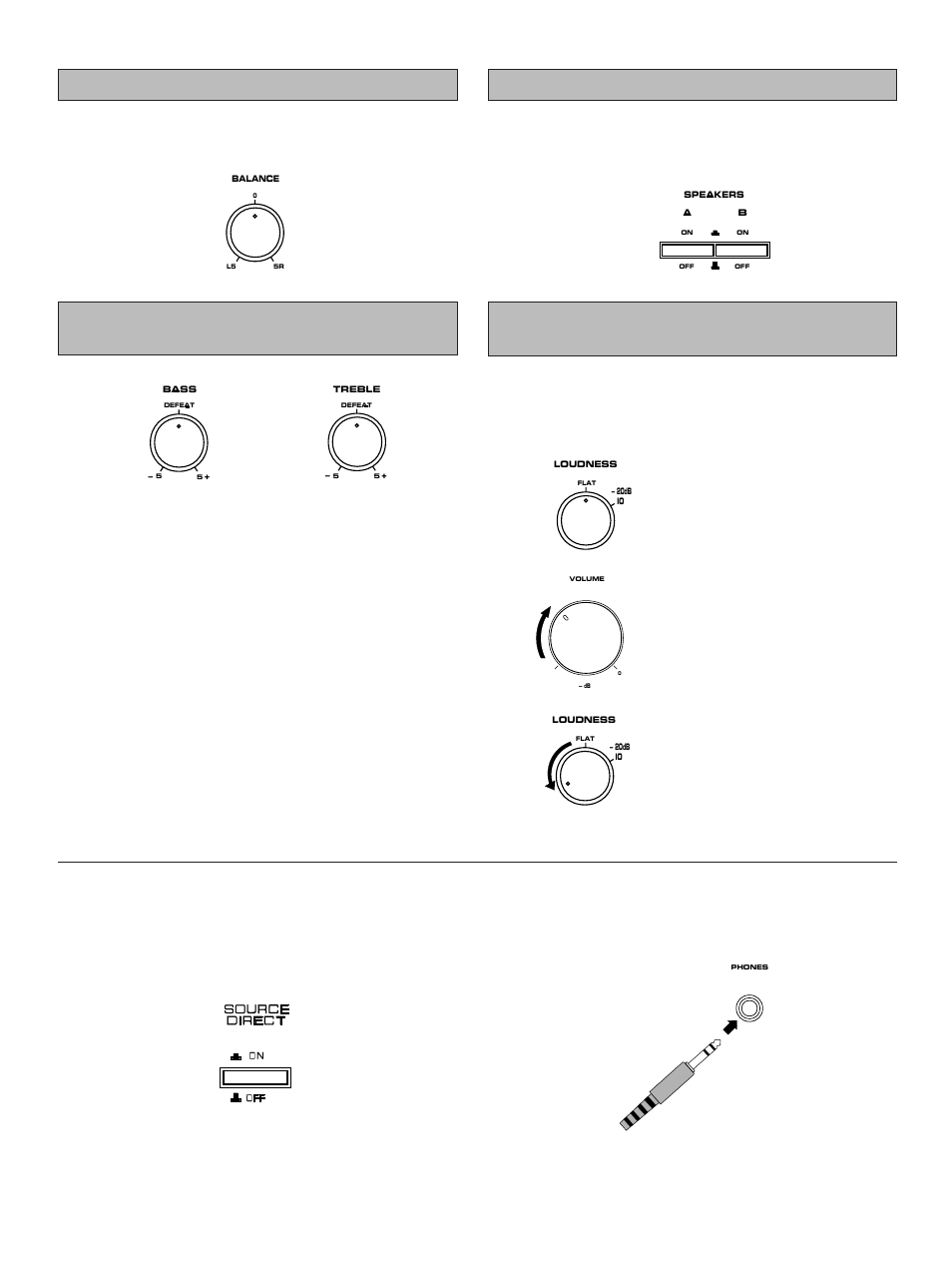 Using the source direct switch, When you listen with headphones | Yamaha RX-460 User Manual | Page 9 / 16