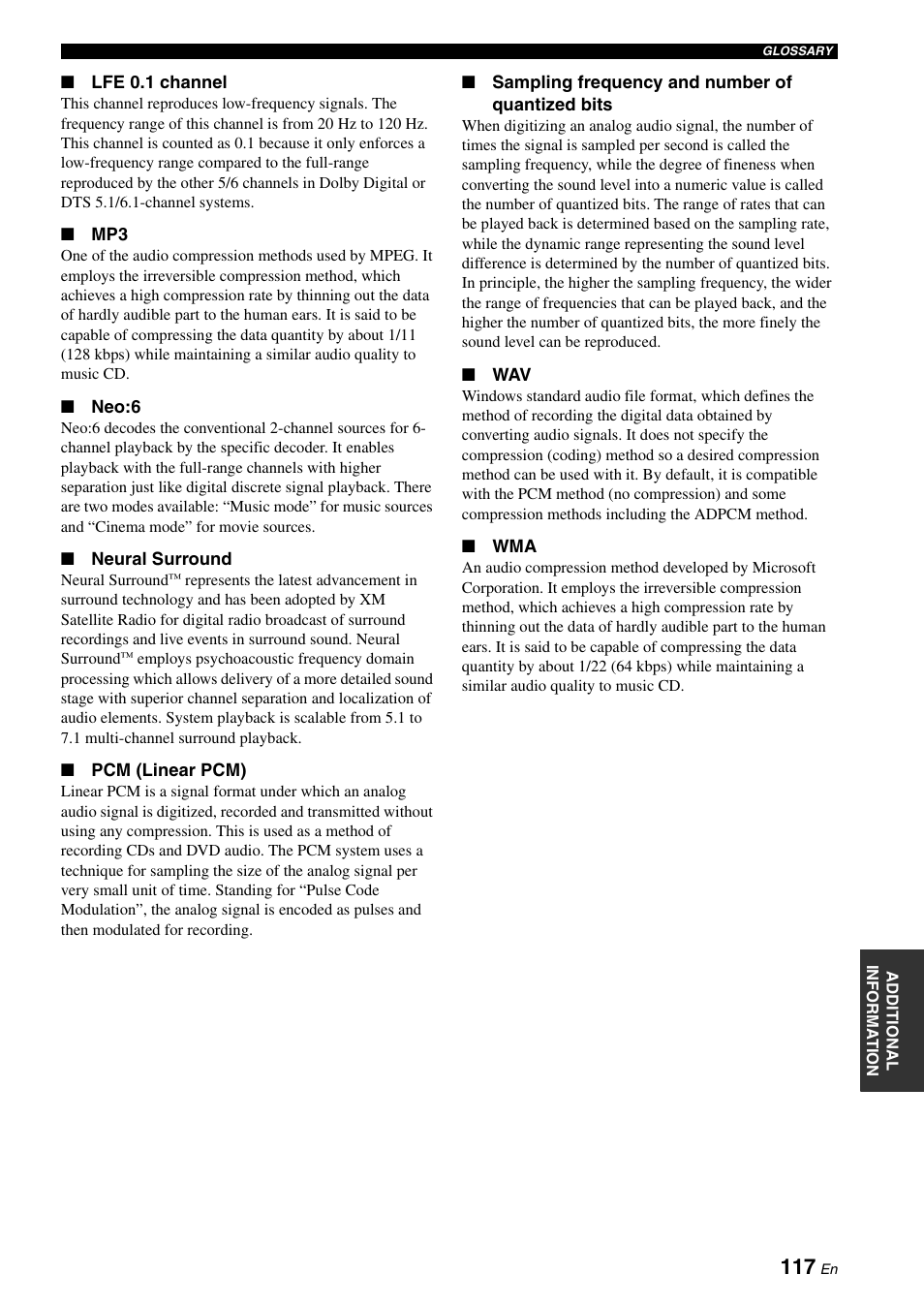 Yamaha RX-N600 User Manual | Page 121 / 132