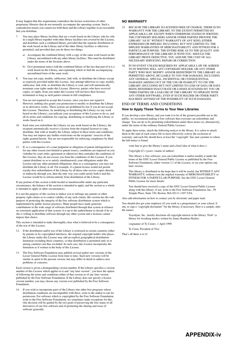 Appendix-iv | Yamaha RX-N600 User Manual | Page 127 / 132