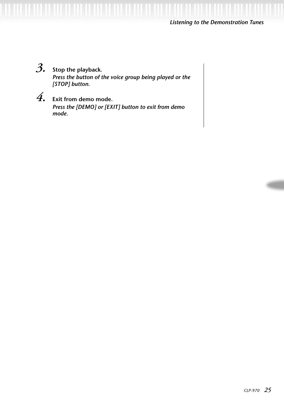Yamaha CLP-970C EN User Manual | Page 25 / 114