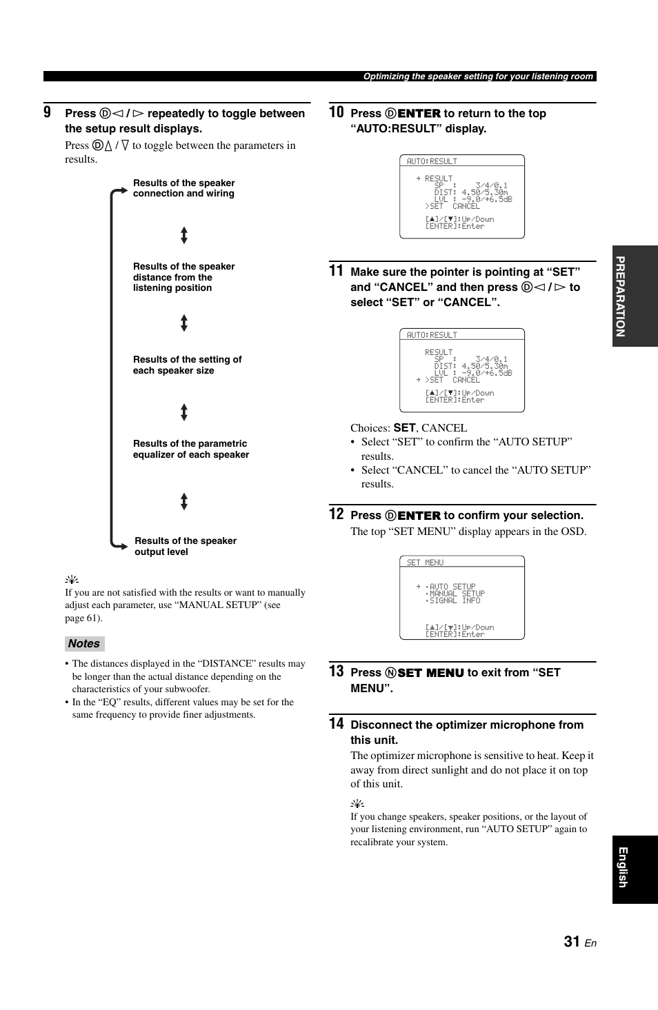 Yamaha DSP-AX861SE User Manual | Page 33 / 117