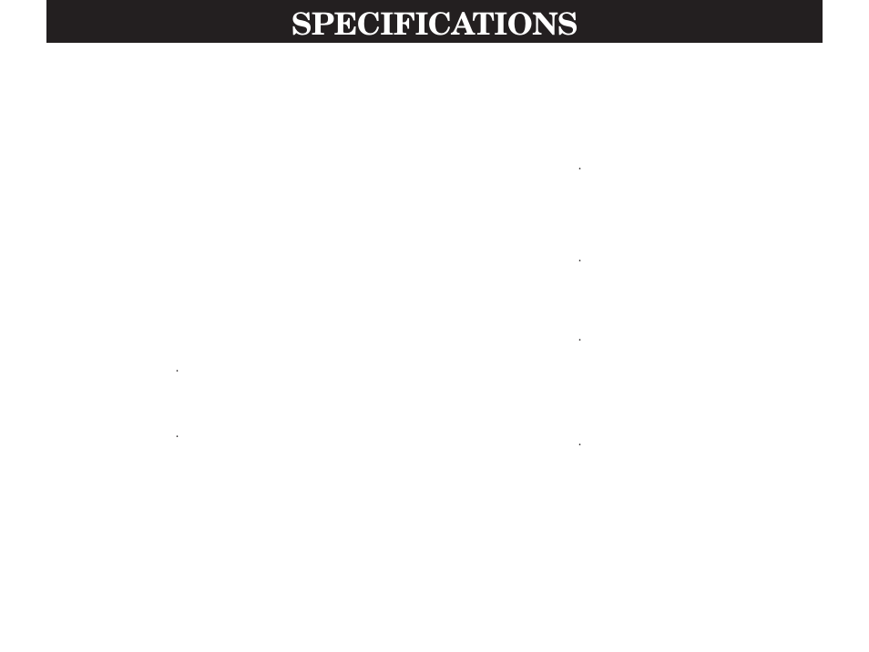 Specifications | Yamaha DSP-A3090 User Manual | Page 72 / 74