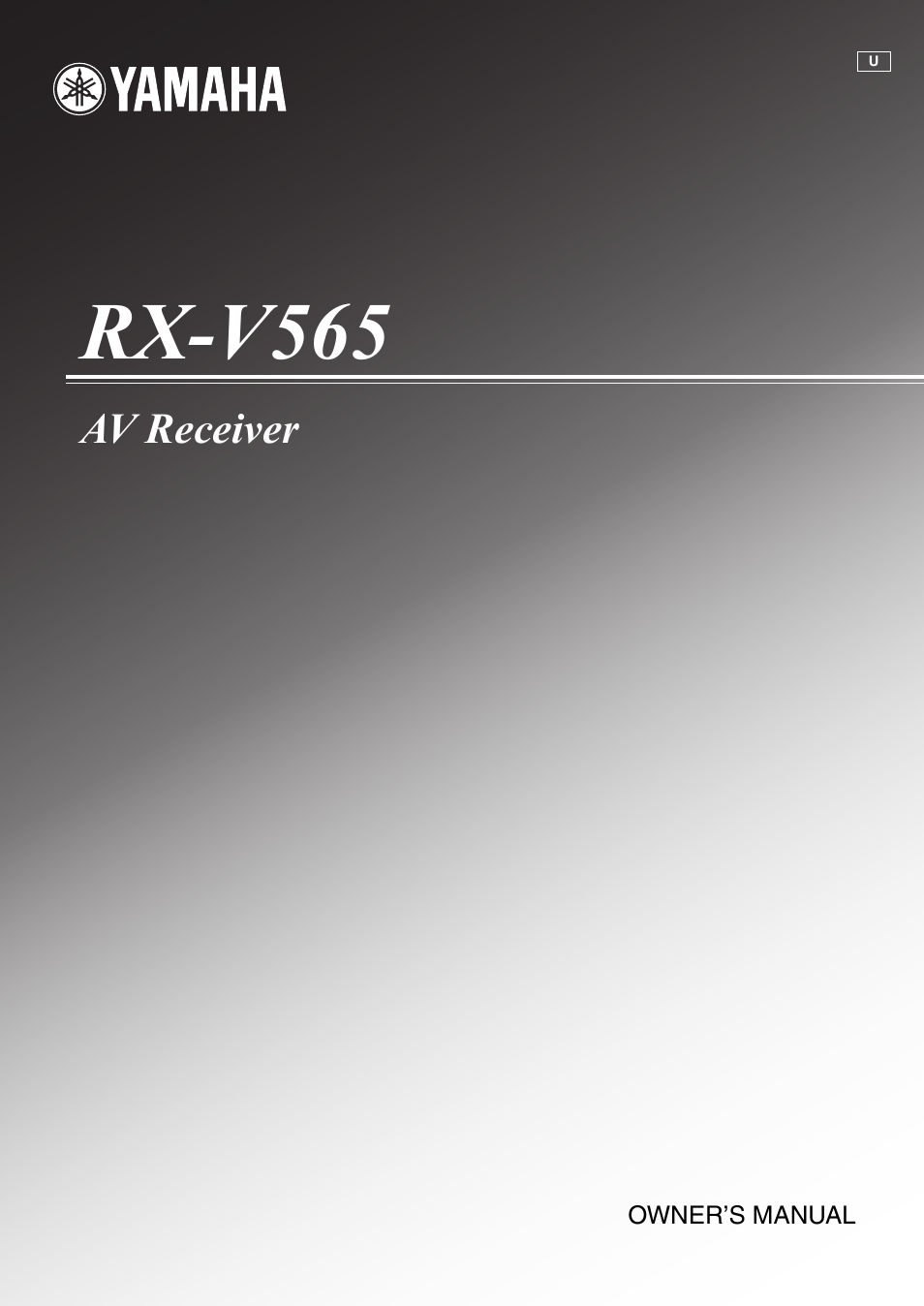 Yamaha RX-V565 User Manual | 72 pages