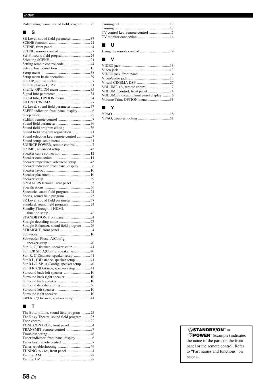 Yamaha RX-V565 User Manual | Page 62 / 72