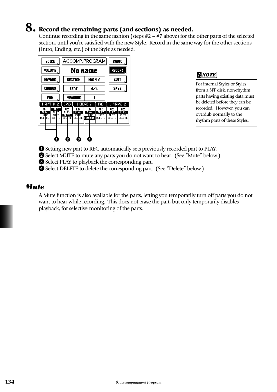 Mute | Yamaha AR-100 User Manual | Page 140 / 180