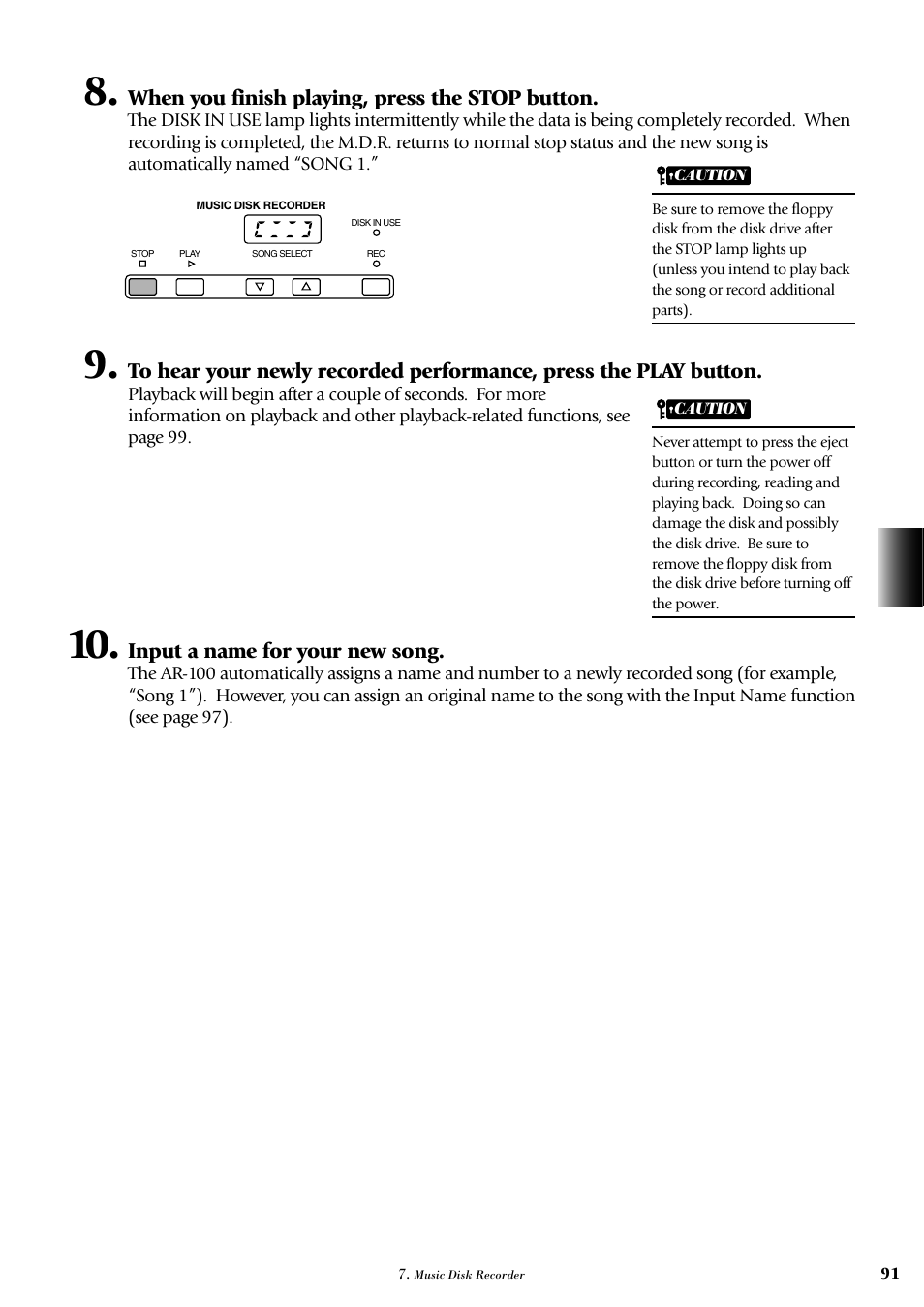 Yamaha AR-100 User Manual | Page 97 / 180