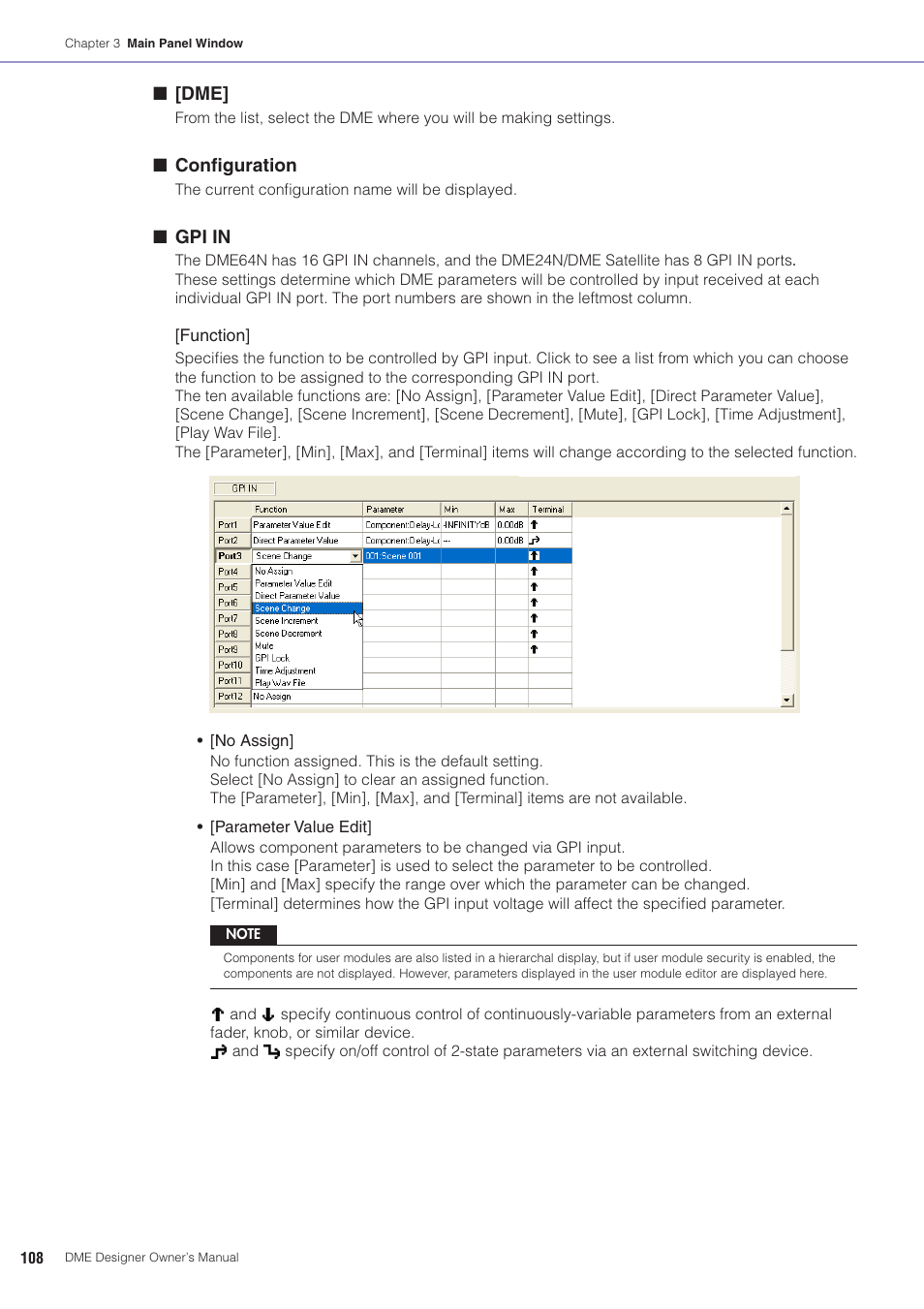 Yamaha DME User Manual | Page 108 / 501