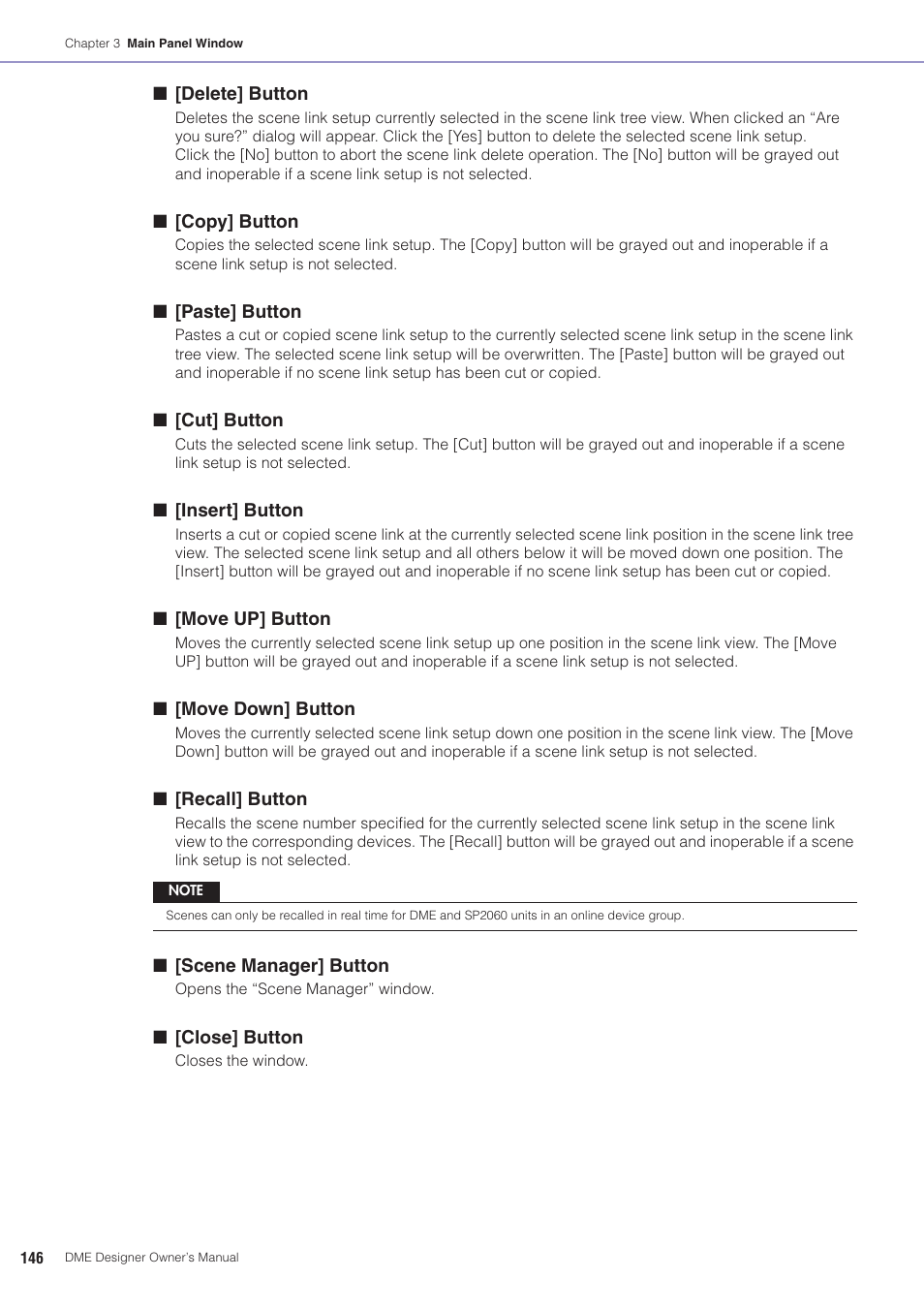 Yamaha DME User Manual | Page 146 / 501