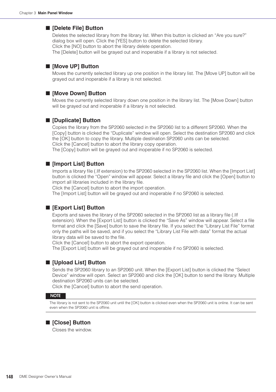 Yamaha DME User Manual | Page 148 / 501
