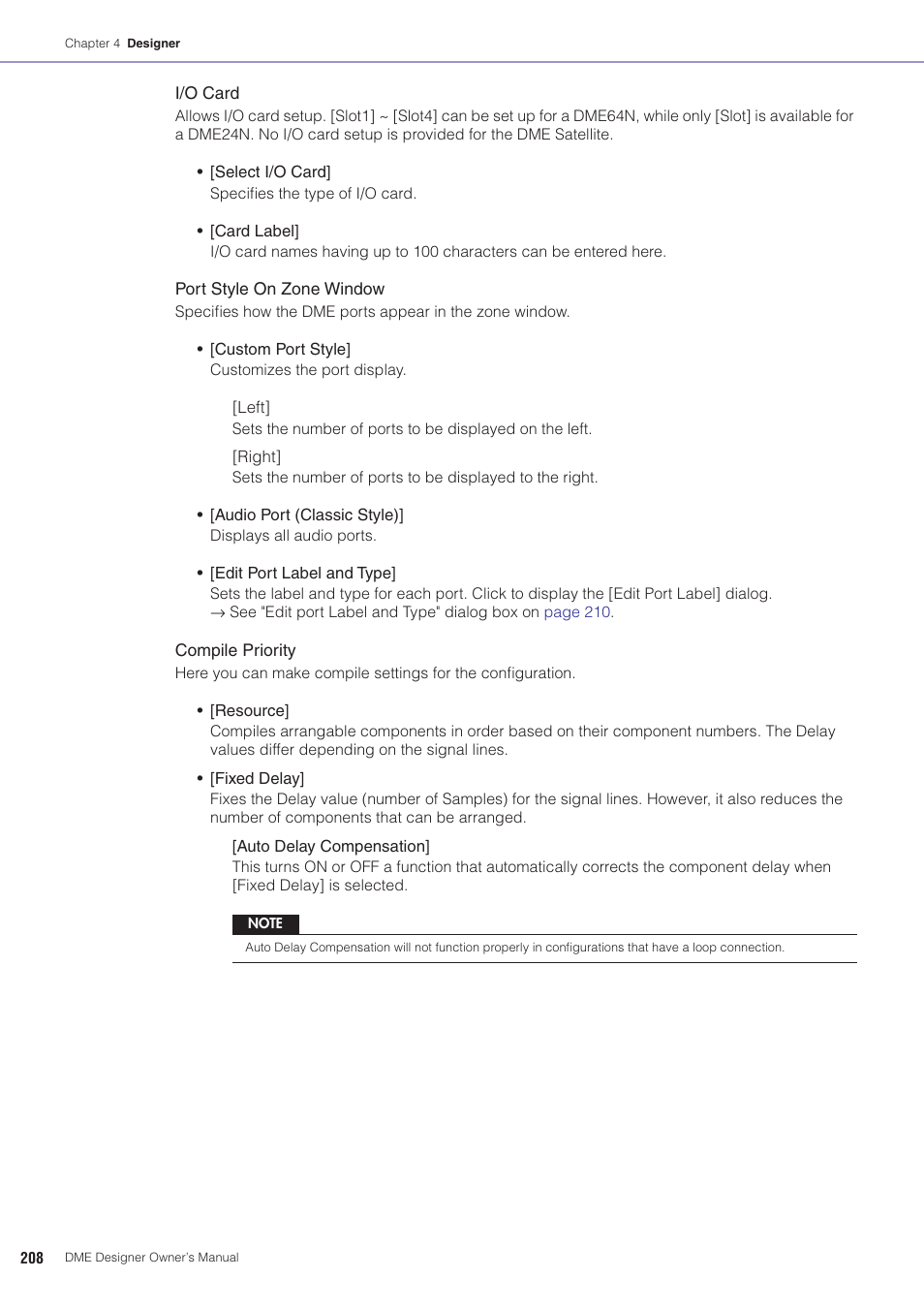 Ences” dialog box | Yamaha DME User Manual | Page 208 / 501